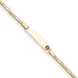 14K Yellow Gold Medic ID Bracelet - 8"