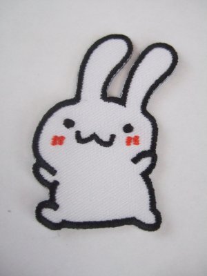 Original Design Iron On Bunny Patch