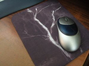 Black Tree Monotype Mousepad