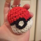 Amigurumi Pokeball Keychain