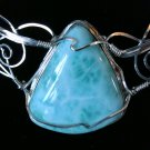 larimar and sterling silver collar