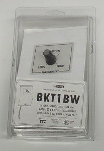 King Mfg BKT1 BW Thermostat Kit for Models K & CB Ser.