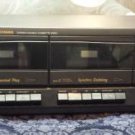 Fisher CR-W9015 Stereo Double Cassette Deck Tape Player Synchro Dubbing Recorder