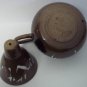 Vintage Modern Fired Clay two piece Drip Coffee Pot Great Gift Idea Signed!