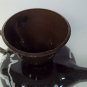 Vintage Modern Fired Clay two piece Drip Coffee Pot Great Gift Idea Signed!