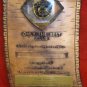 Vtg Chevrolet Only The Best Club 1 yr Service Management Award Plaque  GM