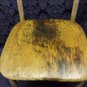 Vtg Heywood Wakefield Mid-Century Small Wood & Metal Student School Desk Chair