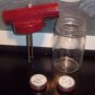 Vtg Red Kirby Model 517 Vacuum Cleaner Glass Rug Renovator Upholstery Suds-O-Gun