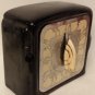 Vintage Art Deco 1-Hour Minute Timer Kitchen Black with stainless Bakelite dial
