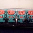 Clairol Lock N Roll Hot Rollers/Curlers Spoolies Pagent 2 Sizes