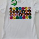 JUNIOR GIRL SCCOUT T-Shirt FACES TEE (S) NEW