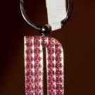 PINK SPARKLE LETTER D KEYCHAIN (HOLLYWOOD)