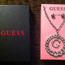 Guess G. Necklace + Earrings NIB