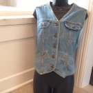Liz Clairborne VINTAGE DENIM VEST L