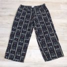 BLACK CAT MEOW PAJAMA PANTS