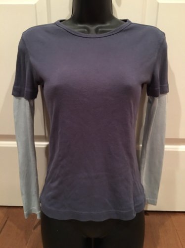 VTG 90s BASEBALL LS TEE SHIRT (s)