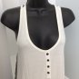Blue Stripe WHITE TUNIC TOP / DRESS