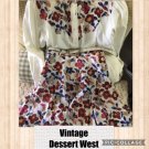 SHERRY HOLT Vintage DESSERT WEST COWGIRL Western Dress SET Pink S
