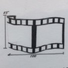 Large HOLLYWOOD FILM STRIP PARTY WALL DECORATION 15X100