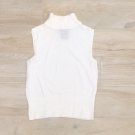 VTG BEBE WHITE CROP Turtle Neck SWEATER
