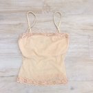 Cosabella VTG Lace Nylon TAN CROP CAMI
