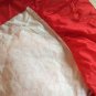 VTG RED QUILTED TWIN BEDSPREAD