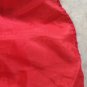 VTG RED QUILTED TWIN BEDSPREAD