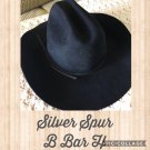 VTG Men's WESTERN COWBOY HAT SILVER SPUR