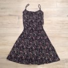 X-TIE BACK BLACK FLORAL DRESS 8