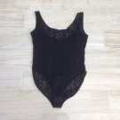 VTG 80s BLACK LACE BODYSUIT LINGERIE