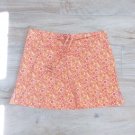 Abby Z ORANGE PAISLEY Mini SKIRT