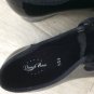 Techno BLOCK TAPS Dance Now TAP SHOES RIBBON TIE Patent Leather 11.5 N girls