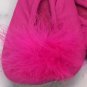 Pink MARABOU FLAT SLIPPERs Princess Genie Slipper shoe Girls