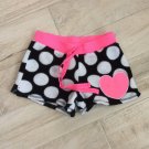 Justice PLUSH POLKA DOT SHORTS Girls Sleepwear