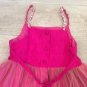 VTG C'est Chouette SILK PINK FLOWER DRESS sz 6 Girls PARTY DRESS