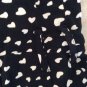 Black White HEARTS SKORT ROMPER Dress