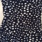 Black White HEARTS SKORT ROMPER Dress