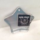 Hollywood CUTOUT STAR SHAPED FRAME Paper Weight AWARDS PARTY FAVOR Table Decor