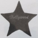 Hollywood STAR SHAPE PILLOW Black