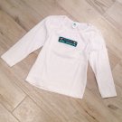 vtg New JUNIOR Girl Scout WHITE LOGO LS TEE sz S RARE!