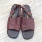 Leather Collection VTG Brown LEATHER SLINGBACK SANDALS sz 6