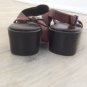 Leather Collection VTG Brown LEATHER SLINGBACK SANDALS sz 6