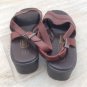 Leather Collection VTG Brown LEATHER SLINGBACK SANDALS sz 6