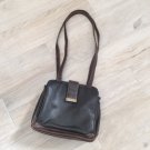 VTG Black Faux Leather Purse