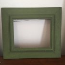 CHUNKY green WOOD PHOTO FRAME 8x10