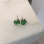 GREEN JEWELED STUD EARRINGS
