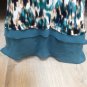 GREEN MUTED GRAPHIC CAMI TOP DRESS S