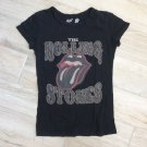 Vintage ROLLING STONES TEE Black S womens Juniors