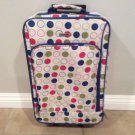 Polka Dot Rolling Suitcase Luggage