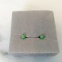 Kathryn Biech GREEN STUD EARRINGS